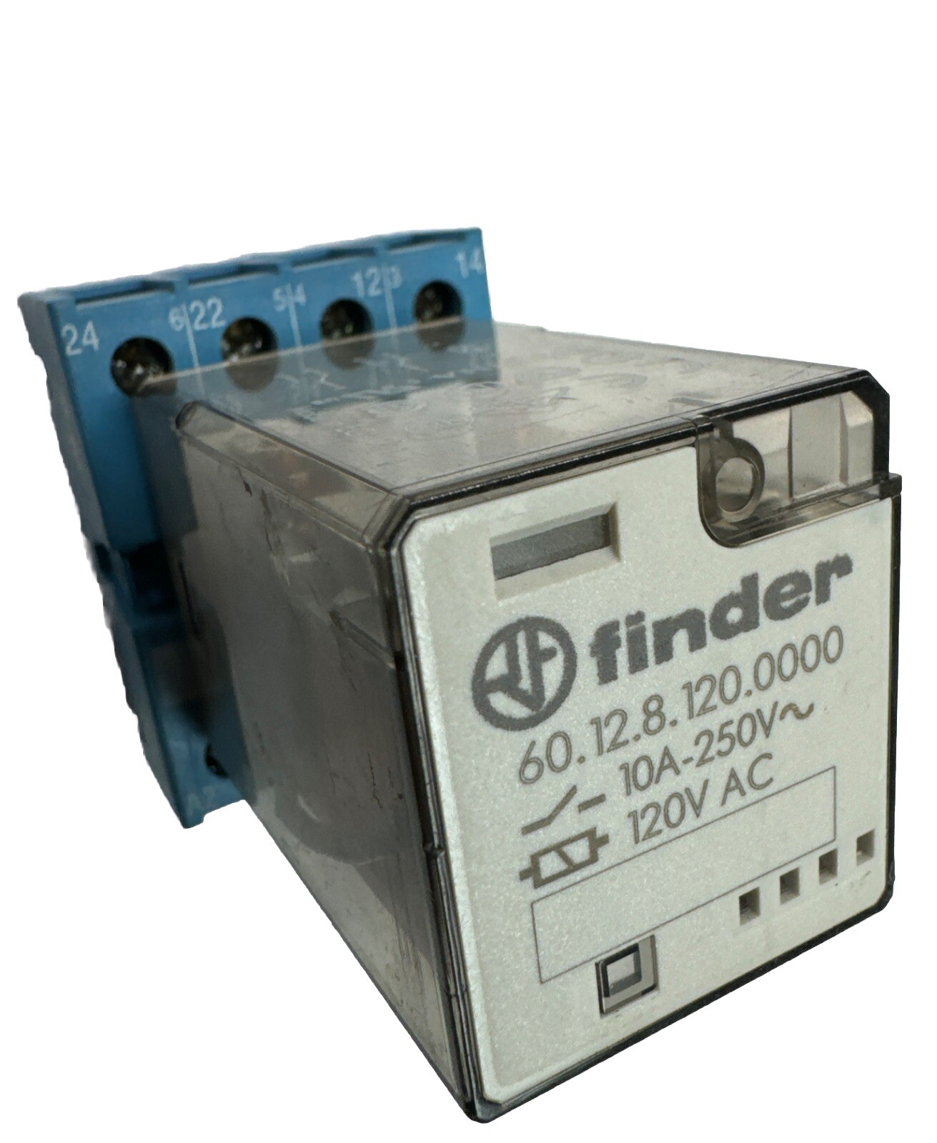Finder 60.12.8.120.0000 General Purpose Relay 10A 250V / 120VAC Coil 90.26 base