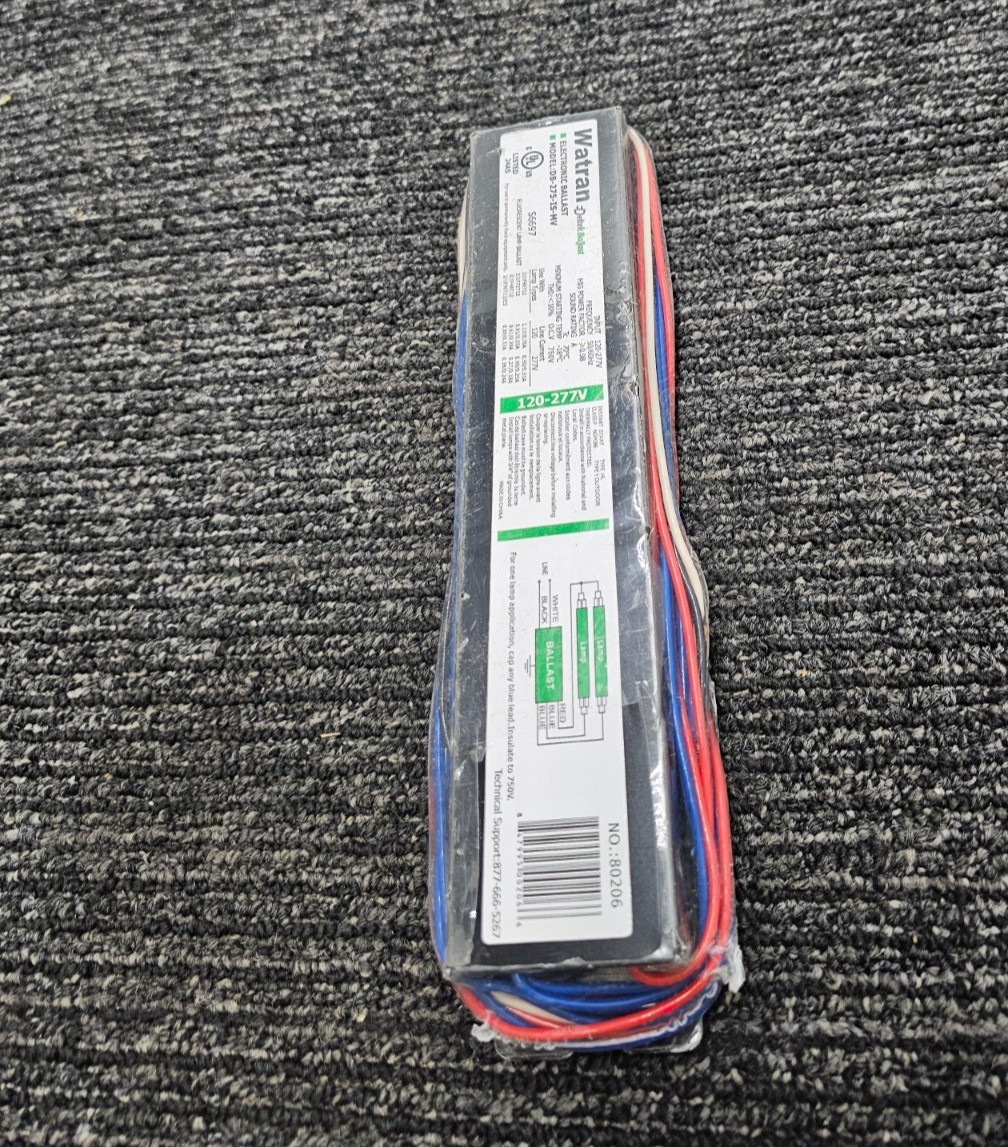 (QTY 3) Watran Deltek DB-275-IS-MV Electronic Ballast 120-277V Frequency 50/60Hz