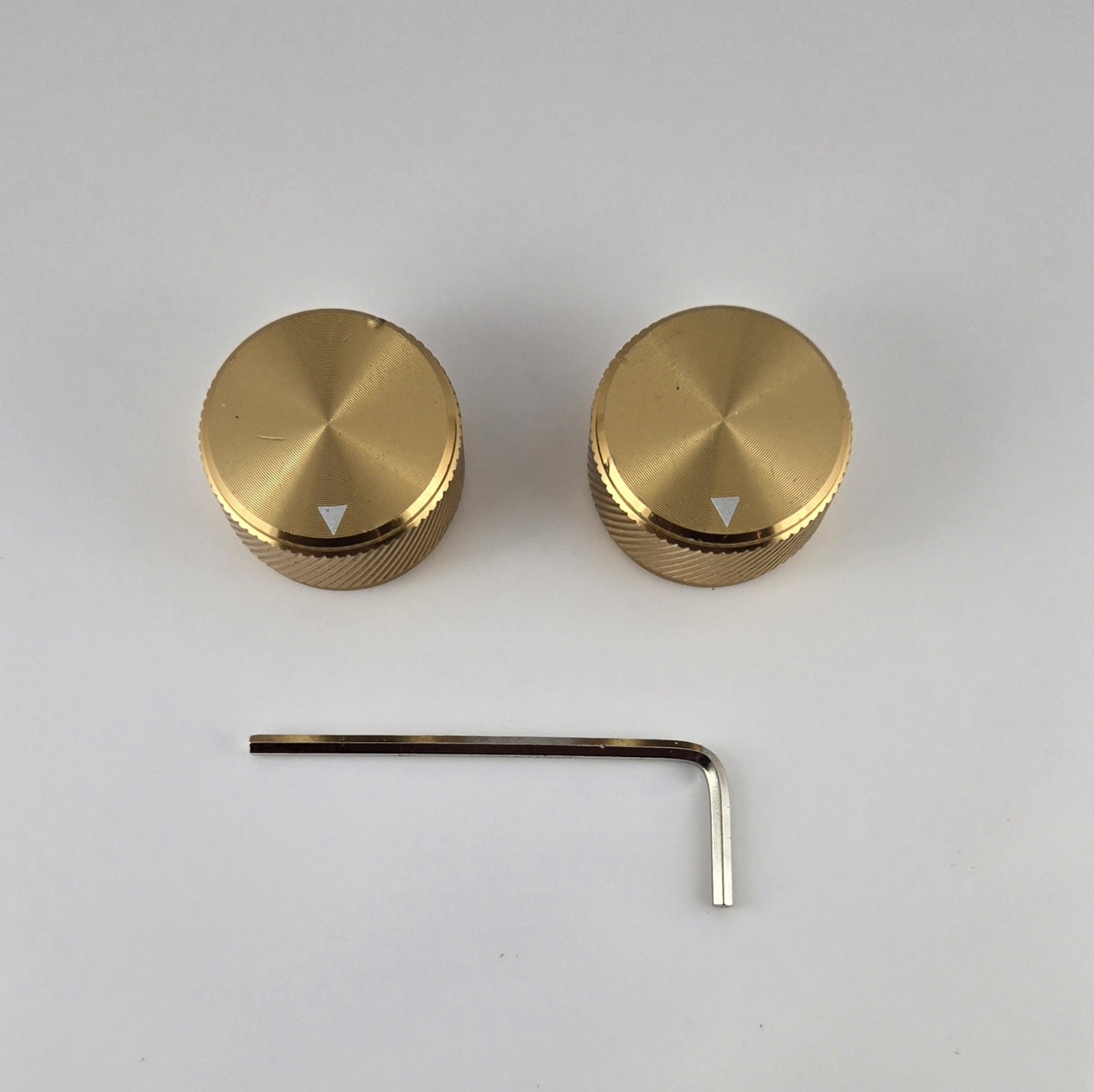 2 Pack Aluminum Rotary Electronic Control Potentiometer Knob