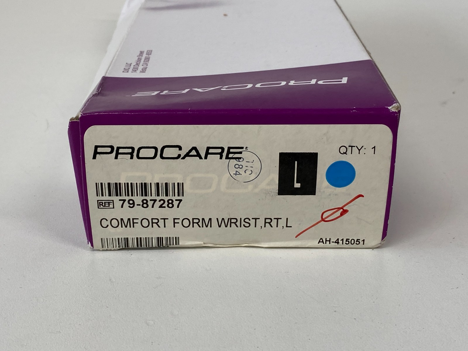 DJO Comfort Form Wrist RT (L) 79-87287 (*AA29/CC34*)