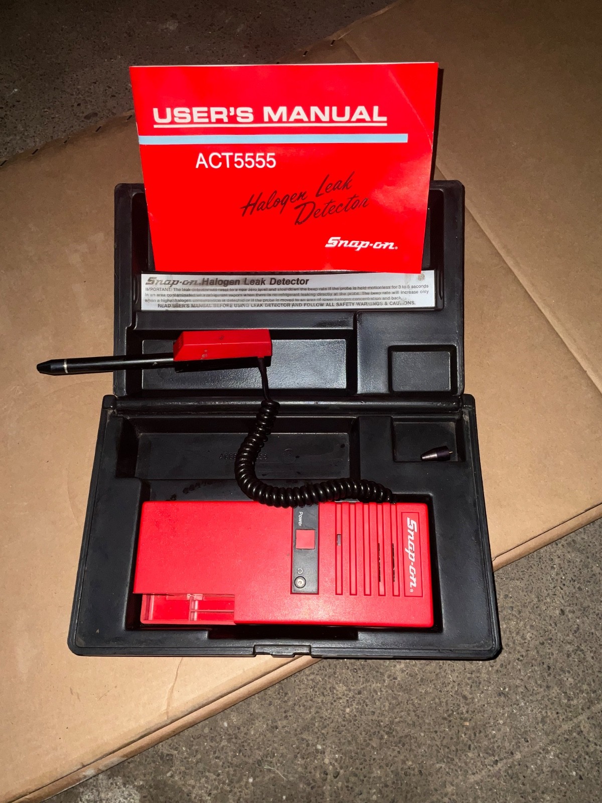 Snap-On ACT5555 Halogen Leak Detector Kit