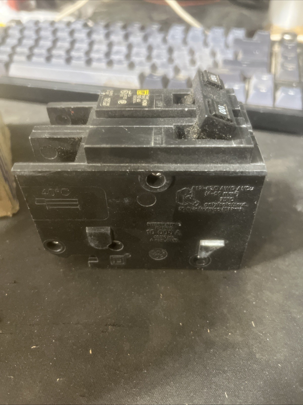 Square D HOM2100 Circuit Breaker 2 Pole 100 Amp