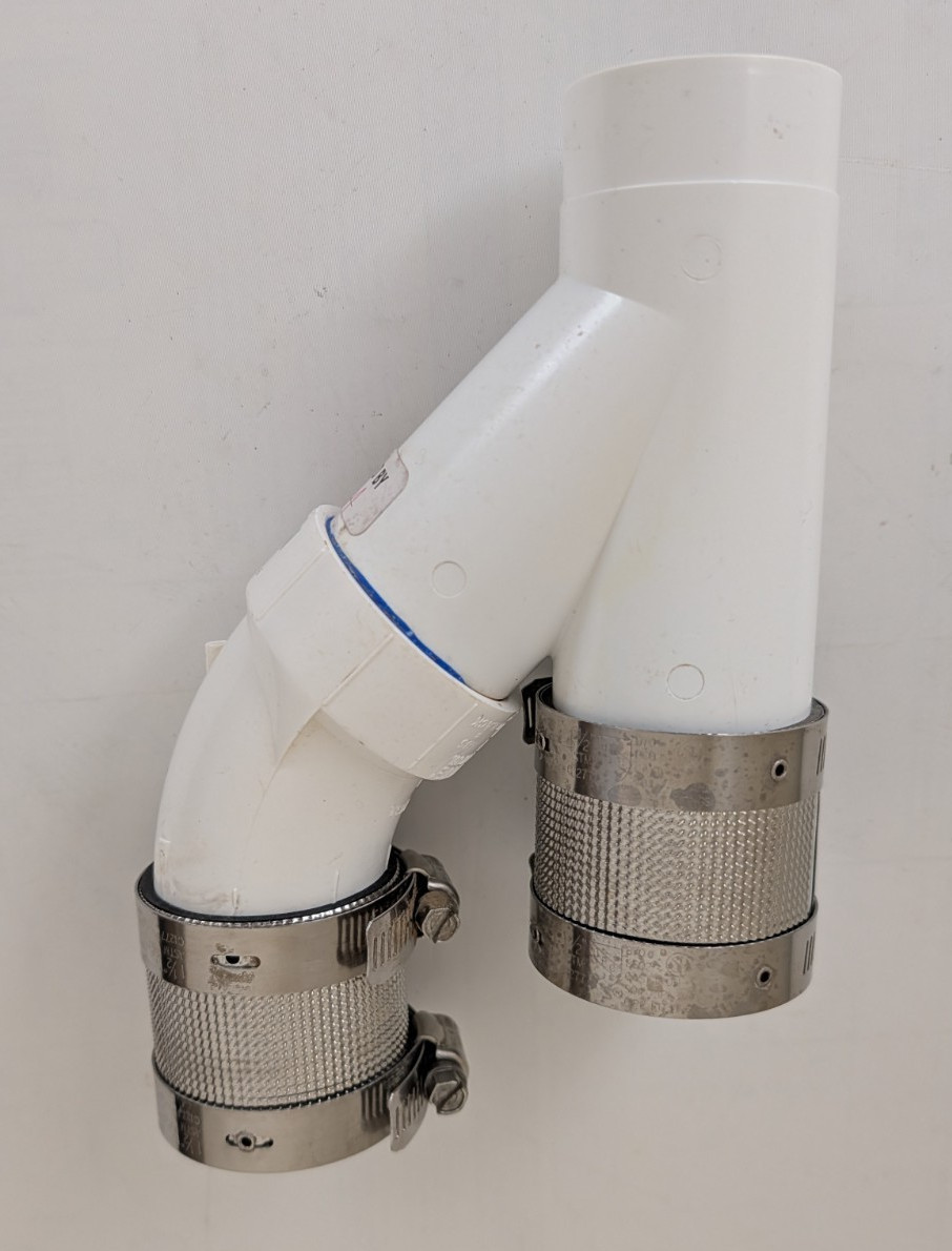 Basement Watchdog Big Combo BW4000 BWSP PVC Connector & 2 Rubber / S.S. Union