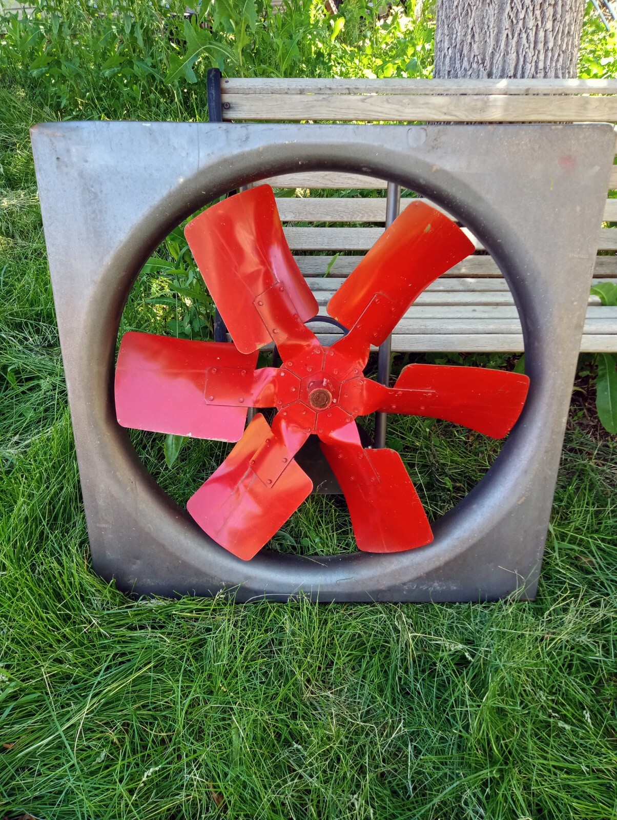 Exhaust Fan 30″ Grainger 3C153 Whole House/attic fan Great cond – large fan only