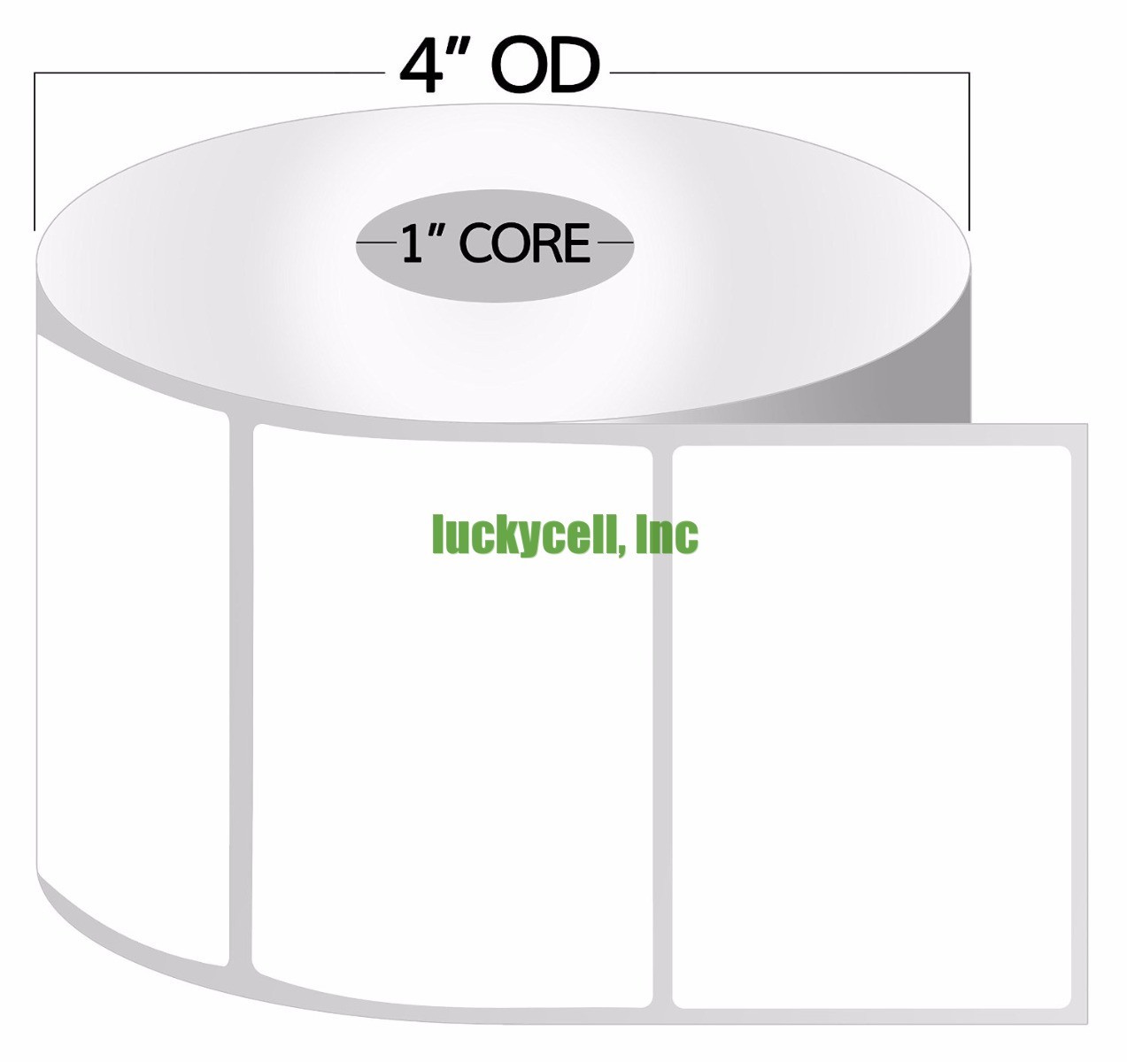 6 Rolls 750 Labels Per Roll 3″x2″ Direct Thermal Labels for Zebra Rollo Printers