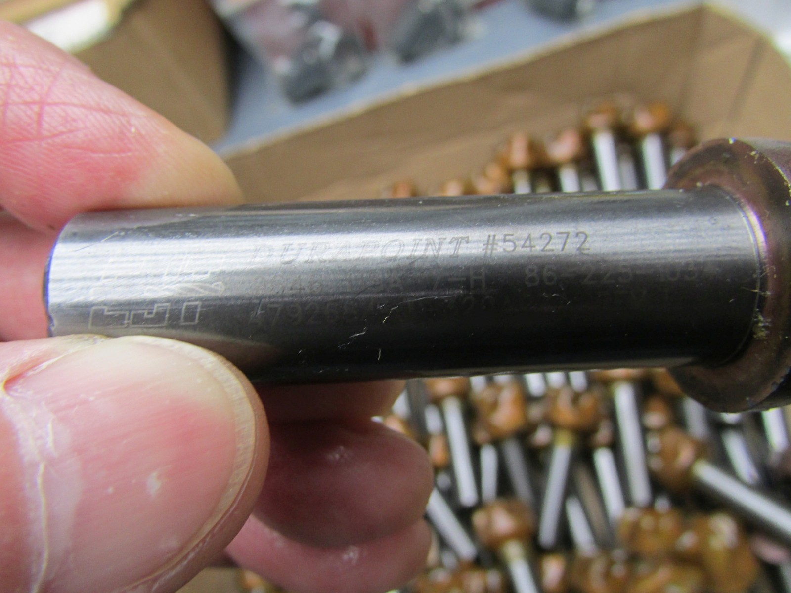 42 Lbs. of Resharpened / Scrap / Reuse Solid Tungsten Carbide Endmills, Cutters