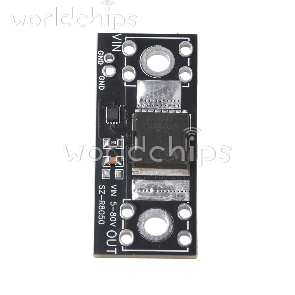 80V 50A Ideal Diode Module, 2mΩ Low Voltage Drop MOSFET for Power Supply