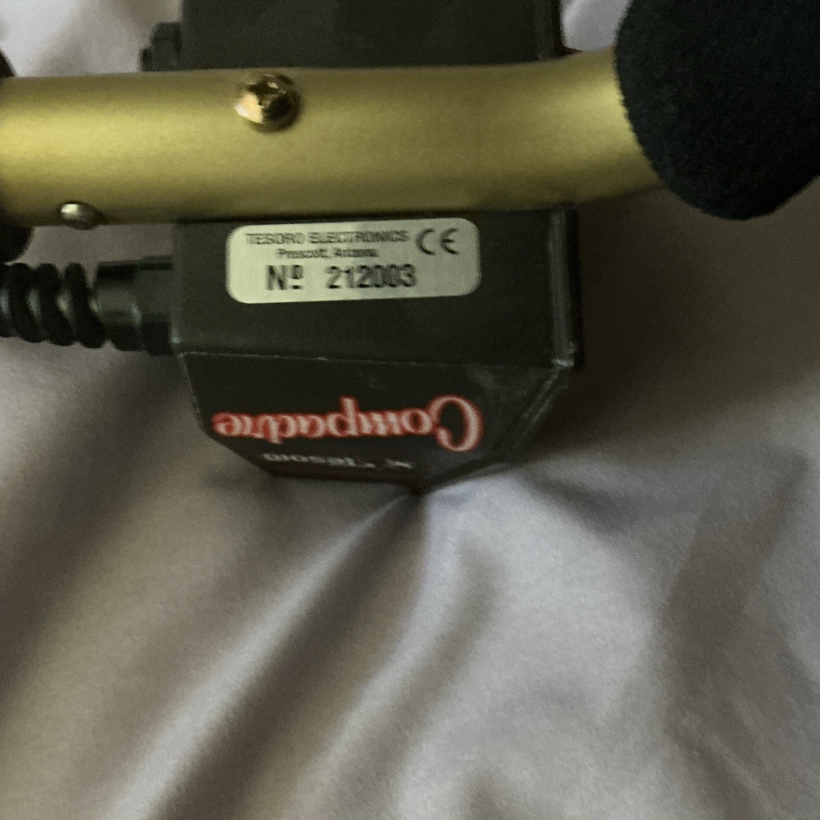 Tesoro Compadre Ground Search Metal Detector w/ Discrimination, MPN 212003