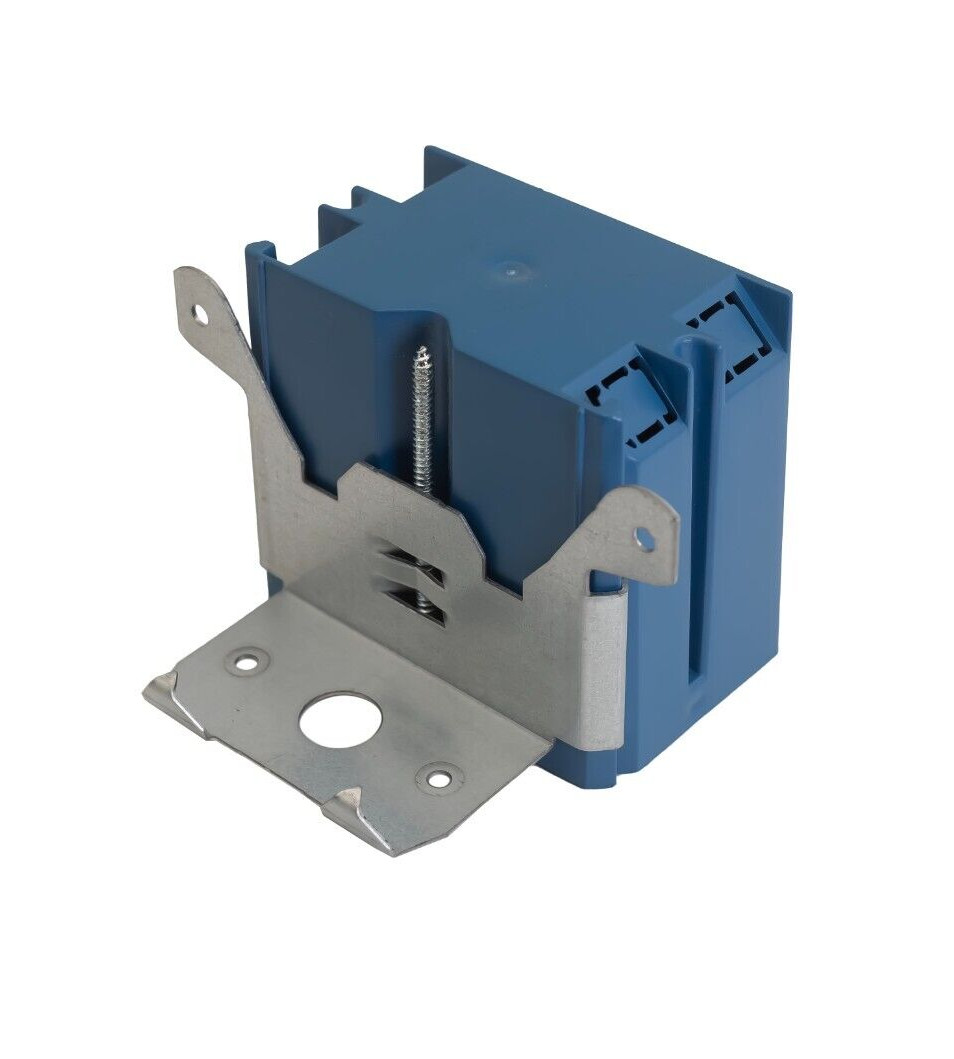 1-Gang Electrical Outlet Switch Box New Work ETL 21 Cu In Adjustable Bracket Lot