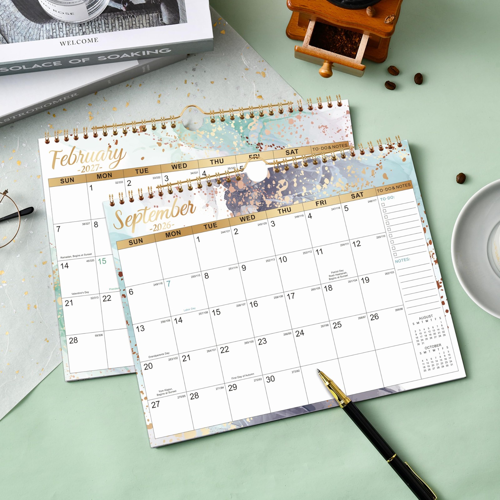 2026-2027 Wall Calendar, 11″ x 8.5″, July 2026 to December 2027 x 8.5″