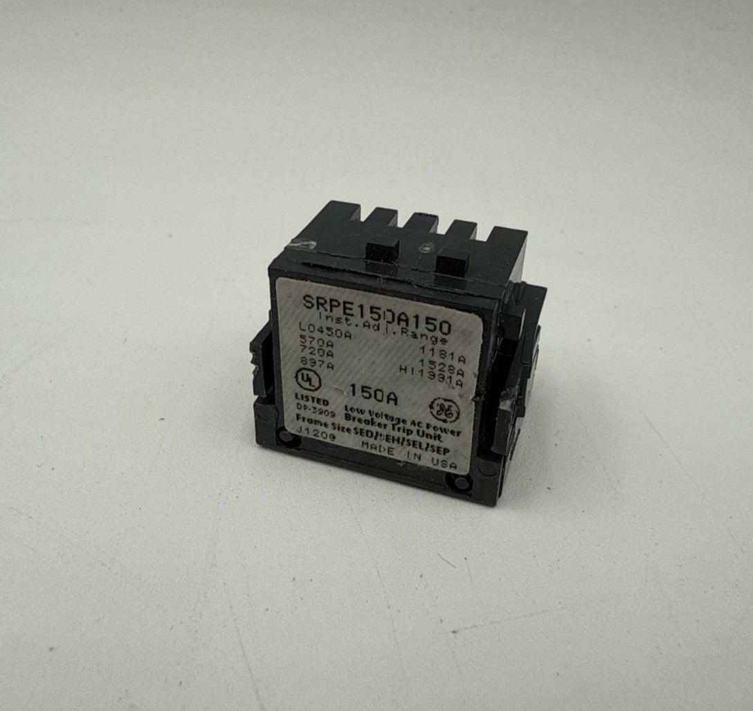 GE SRPE150A150 Rating Plug 150A SRPE150 150 Amp Frame SEDA SEHA SELA SEPA Used