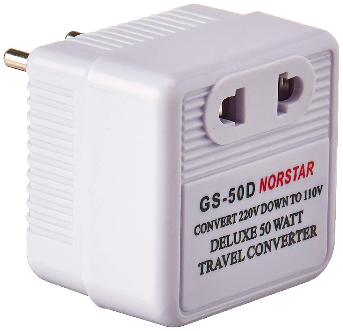 50 Watt Step Down Converter – International Travel Converter – 220-240 V to 1…