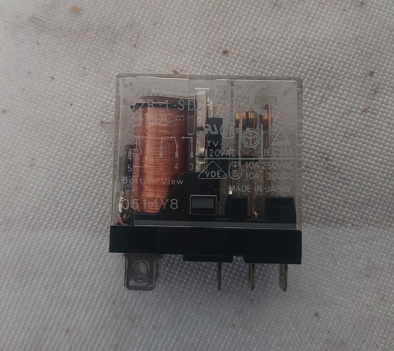 Omron G2R-1-SD 25V DC Relay Plug 0514Y8