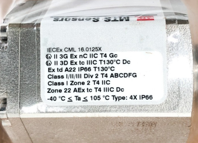 New MTS Temposonics ETM0600MT051AR3 Linear Position Sensor 600m Stroke