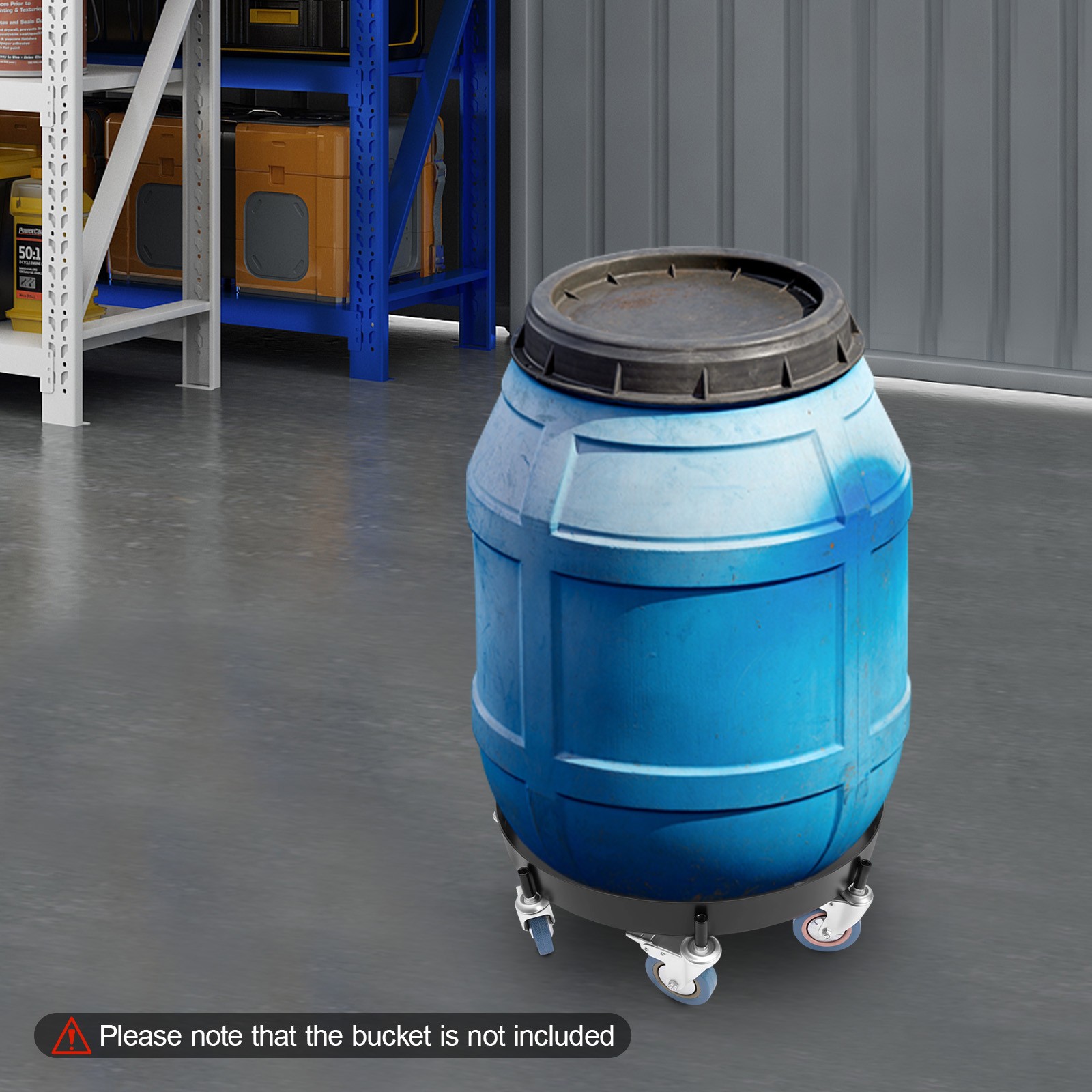 55 Gallon Drum Dolly Barrel Dolly Carts Drum Dolly With 8 Wheels Q235 Steel