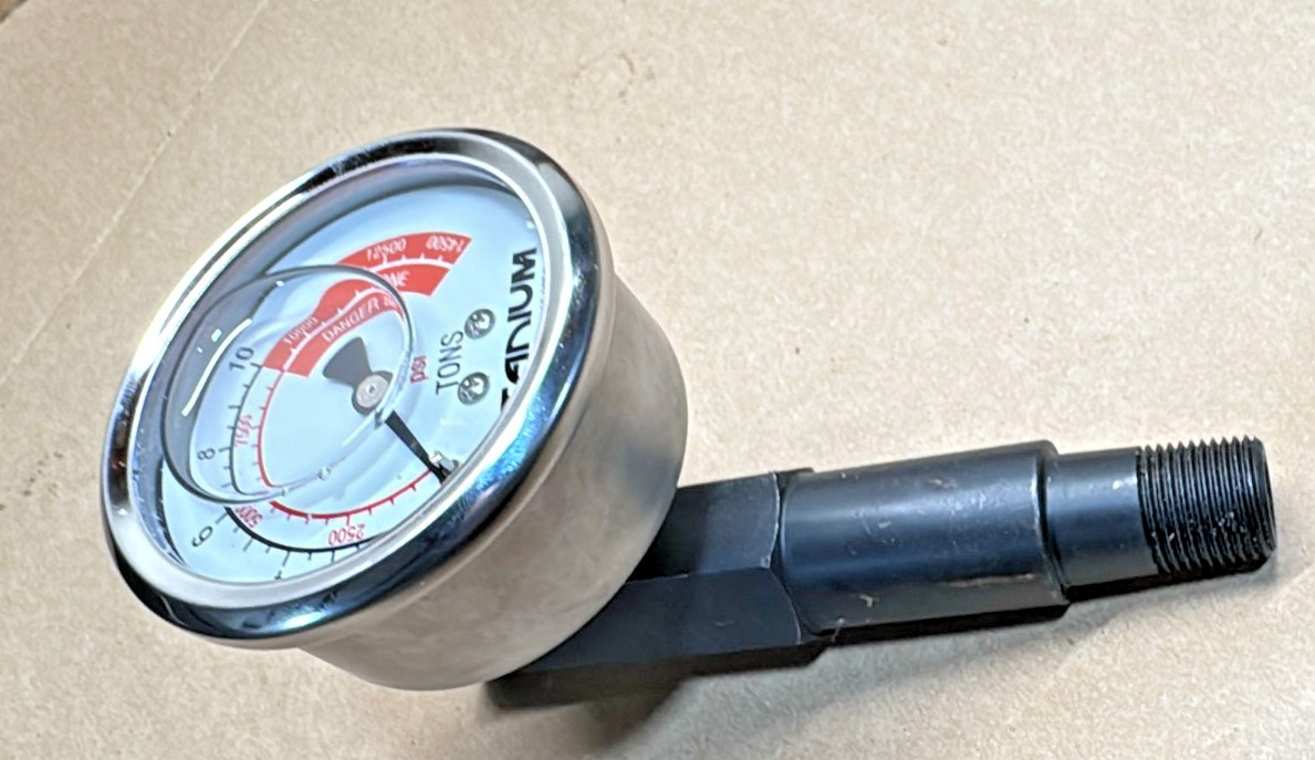 TPH Enerpac GA45GC Style Gauge AND Adaptor UP TO 14000 PSI Gauge CR400 BEST ONE