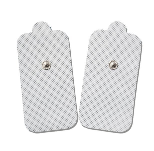 DISCOUNT TENS Premium XL Snap Electrode Pads-10 Pairs (20 Pads) 2″x4″