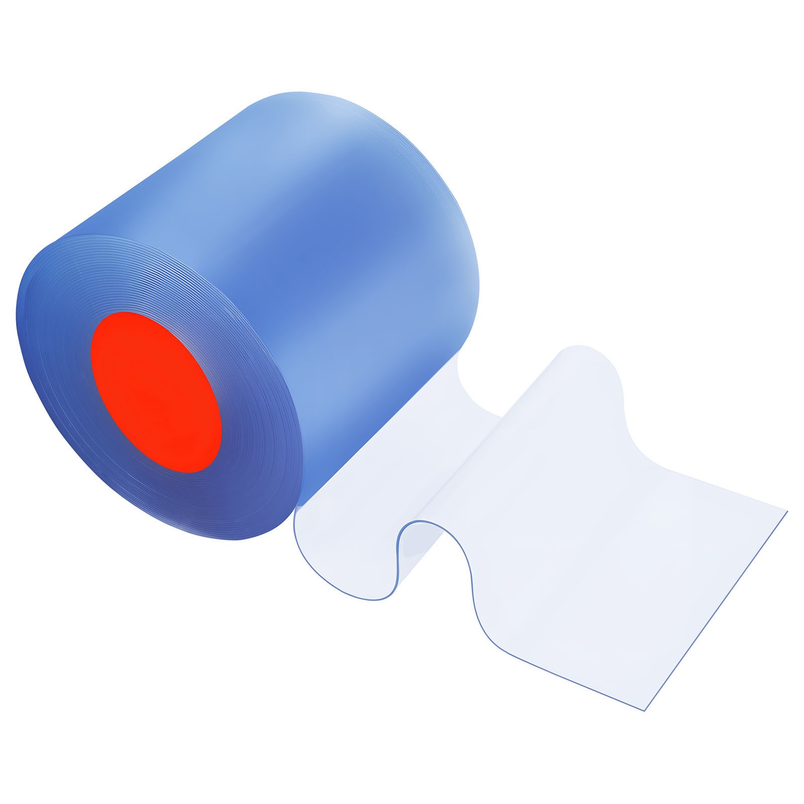 Uimoso PVC Strip Curtain 101 ft x 12 in Thermal Insulating Plastic Door Cover