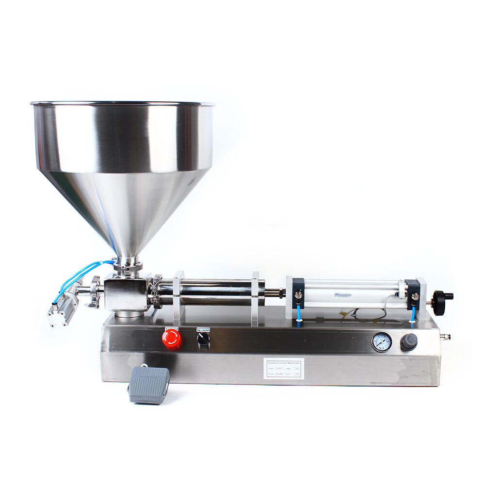 Pneumatic Liquid Filling Machine 50-500ml Semi-auto Paste Liquid Filler 110V USA