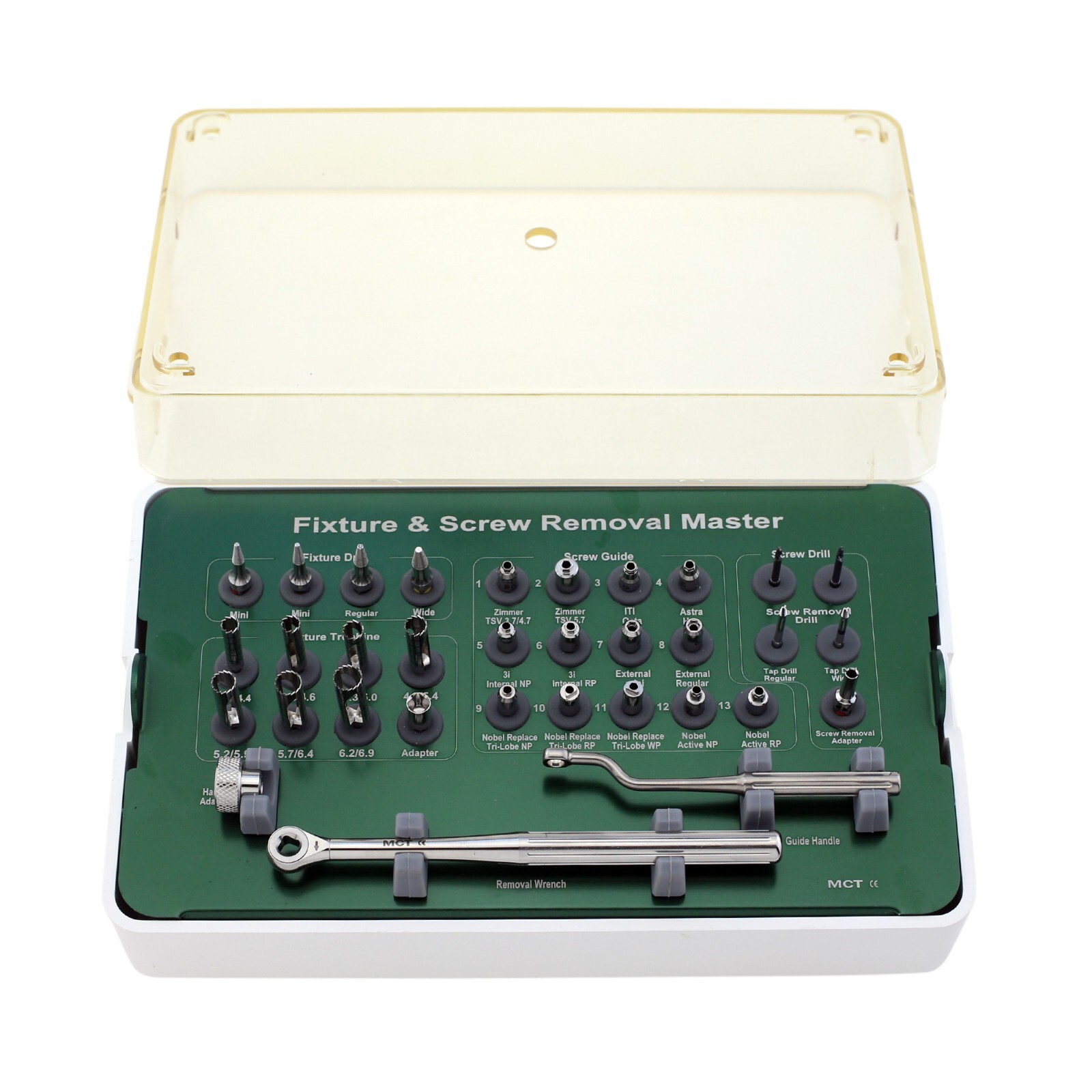 Salvin Implant Rescue Kit MCT FSRK-02 Implant Fixture & Fractured Screw Removal