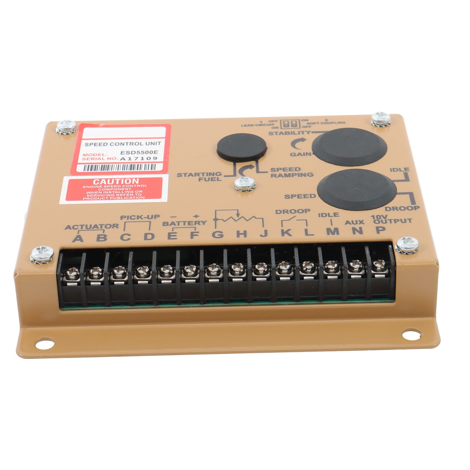 Generator ADC120-12V+ESD5500E+MSP6729 Governor Actuator Speed Control Unit