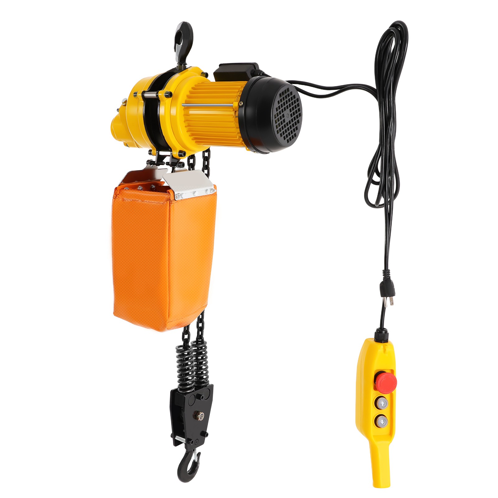 1 Ton Electric Chain Hoist & 10FT Double Chain Lifting Single Phrase 20Mn2