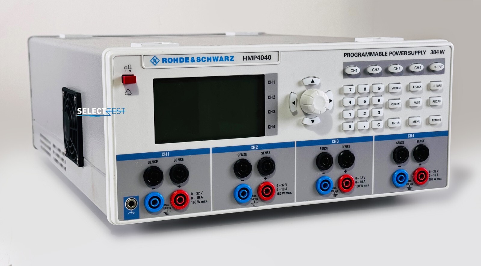 ROHDE & SCHWARZ HMP4040 QUAD OUTPUT POWER SUPPLY W/RS232-USB INTERFACE (REF.: R)