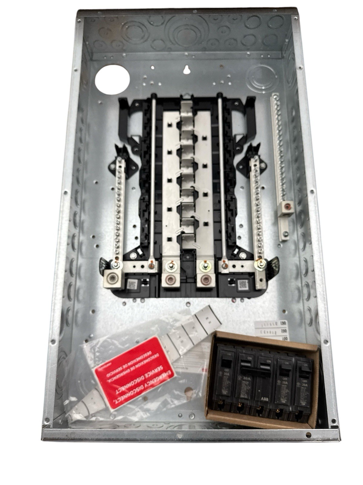 ABB 200A 20 Space 40 Circuit Main Lug Indoor Load Center Kit PAL2020PA Used