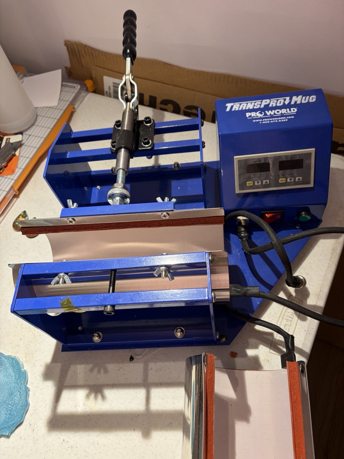 ProWorld Sublimation Heat Press + Craft Supplies / Tumbler & Mug Business Setup