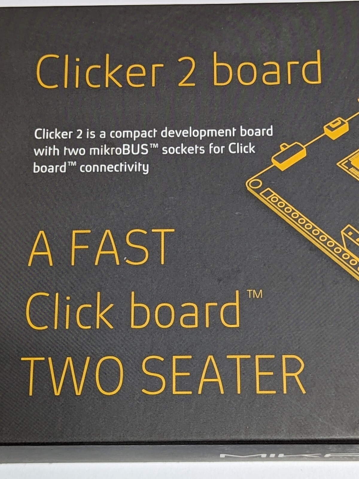 MikroElektronika Clicker 2 Seater Development Board STM32 MIKROE-1685 I2C USB