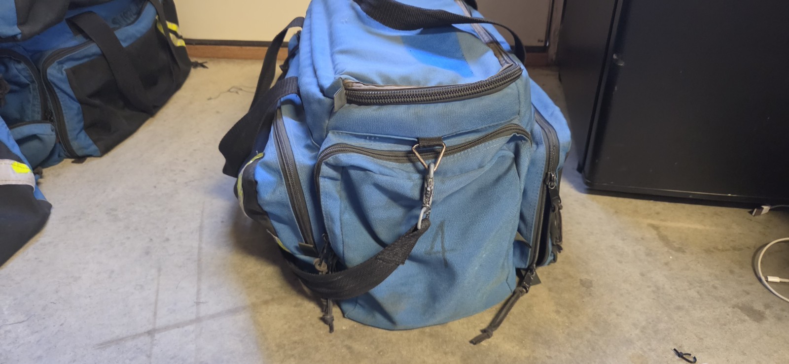Iron Duck Trauma Bag, Nylon, 23 in L, 17 in W, Blue Ems Bag #4