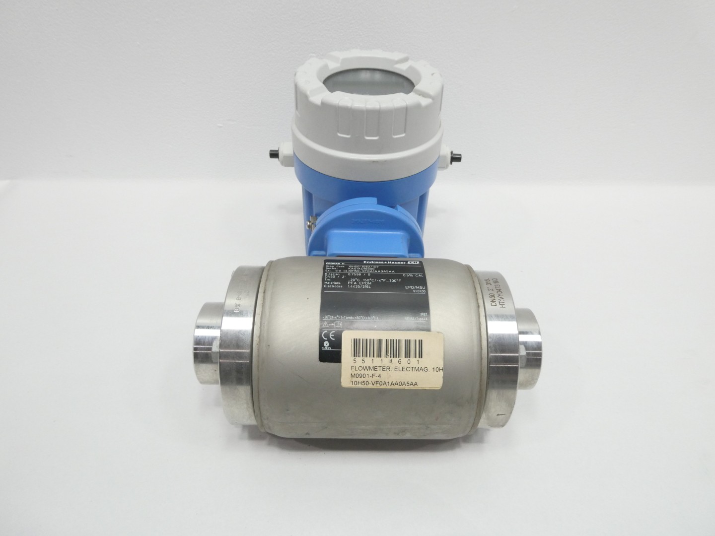 Endress Hauser 10h50-vf0a1aa0a5aa Promag 10h Electromagnetic Flow Meter 2in