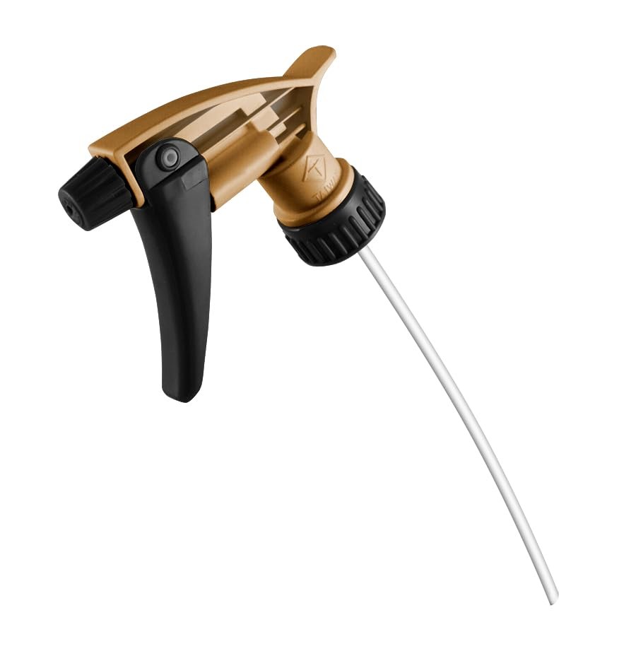 Nanoskin 6-Pack Acid Resistant Trigger Sprayer – Gold, 9 1/4″ Dip Tube | Gold