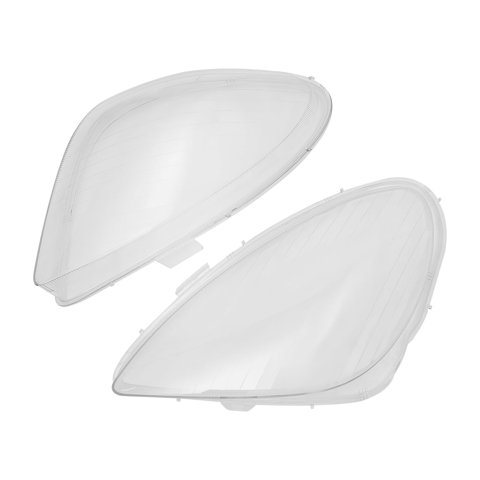 Pair Headlight Lens Cover Clear Front Left Right for SLK R171 2005-2011