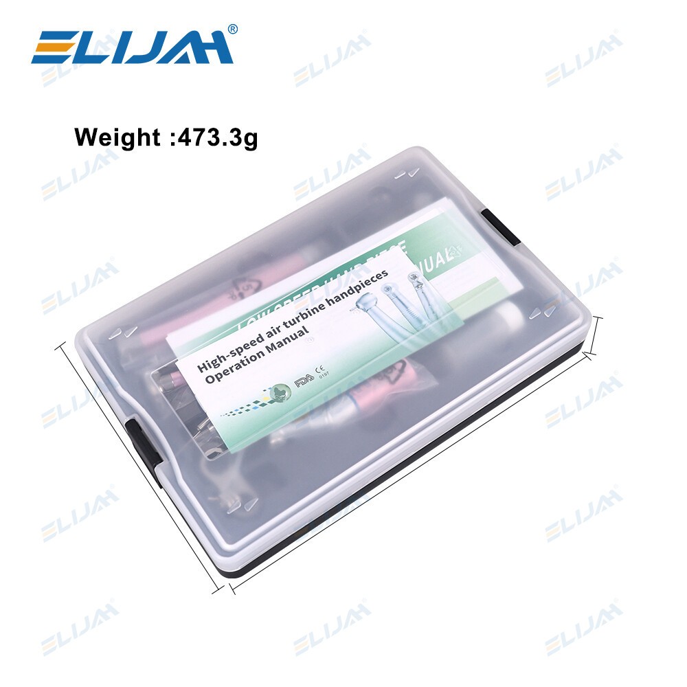 Dental High Speed/Slow Low Speed Handpiece Contra Angle Air Motor Kits 2/4 Holes