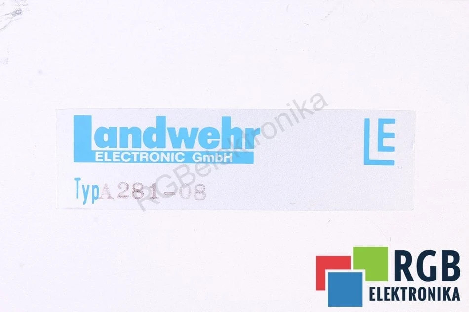 A281-08 LANDWEHR – Used – 12 Months Warranty