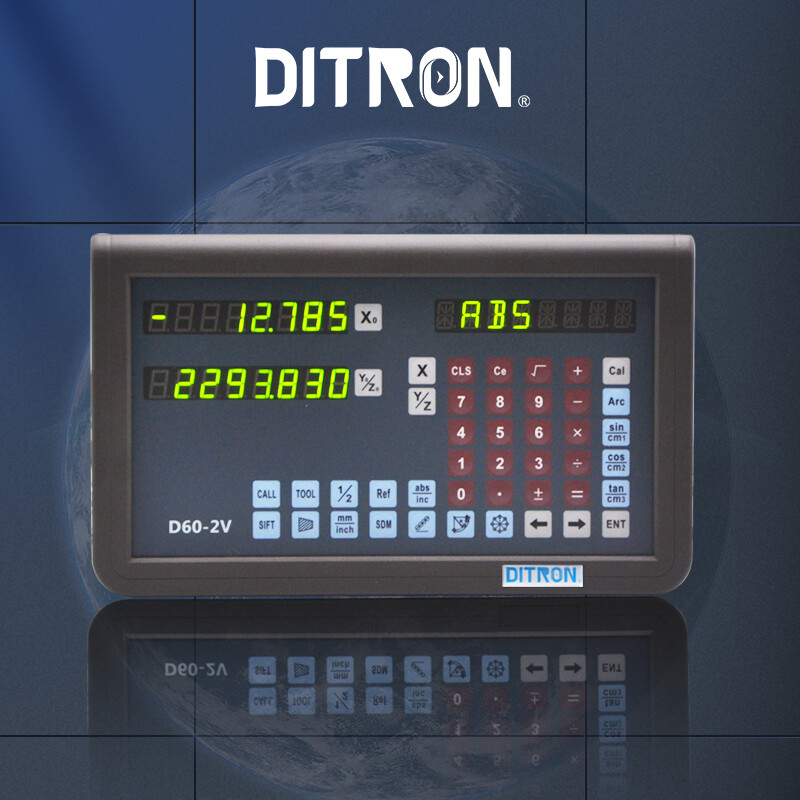 2/3Axis DRO 5um Magnetic Scale DRO Digital Readout Display Lathe MachineUS stock