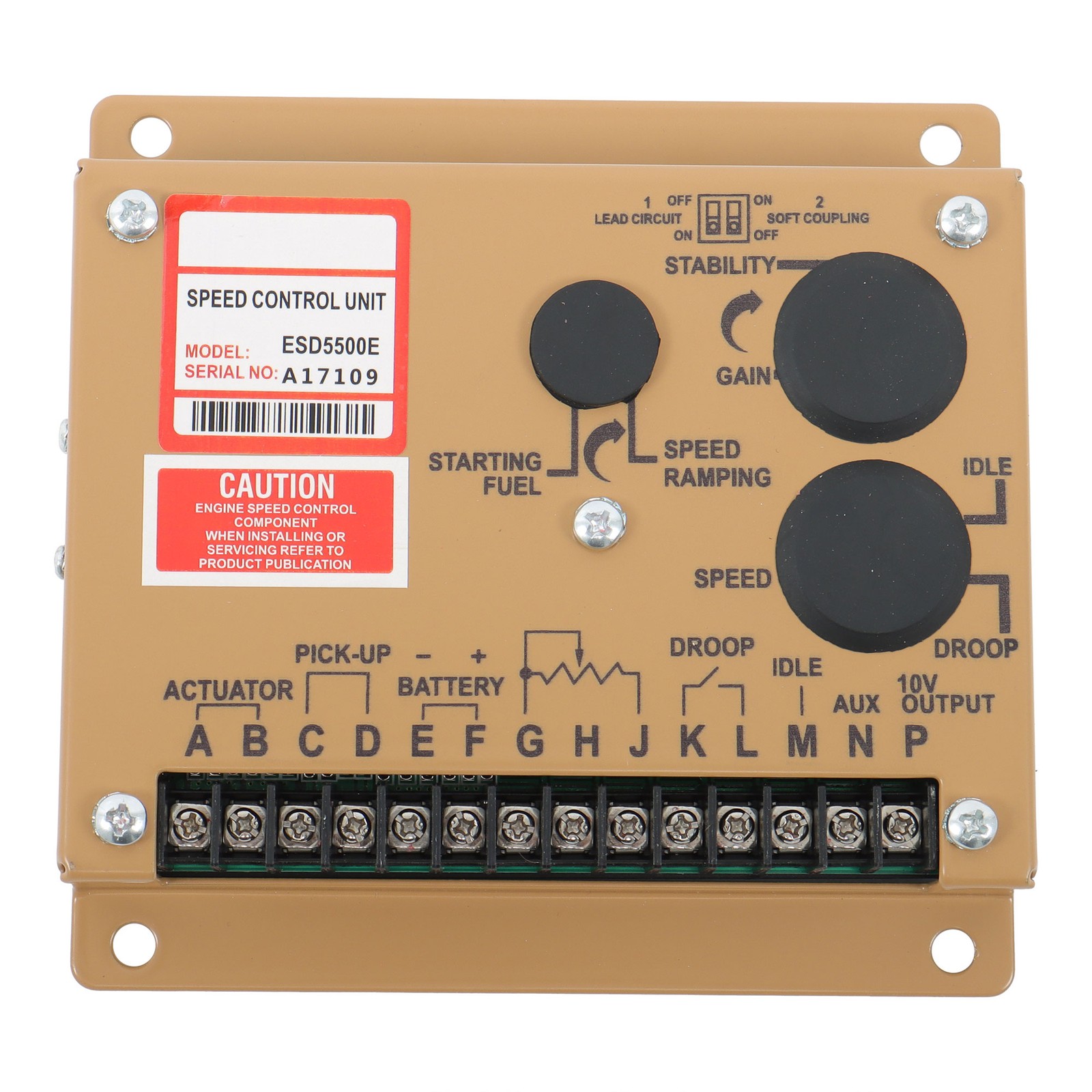 ADC120-12V+ESD5500E+MSP6729 Generator Governor Actuator Speed Control Unit