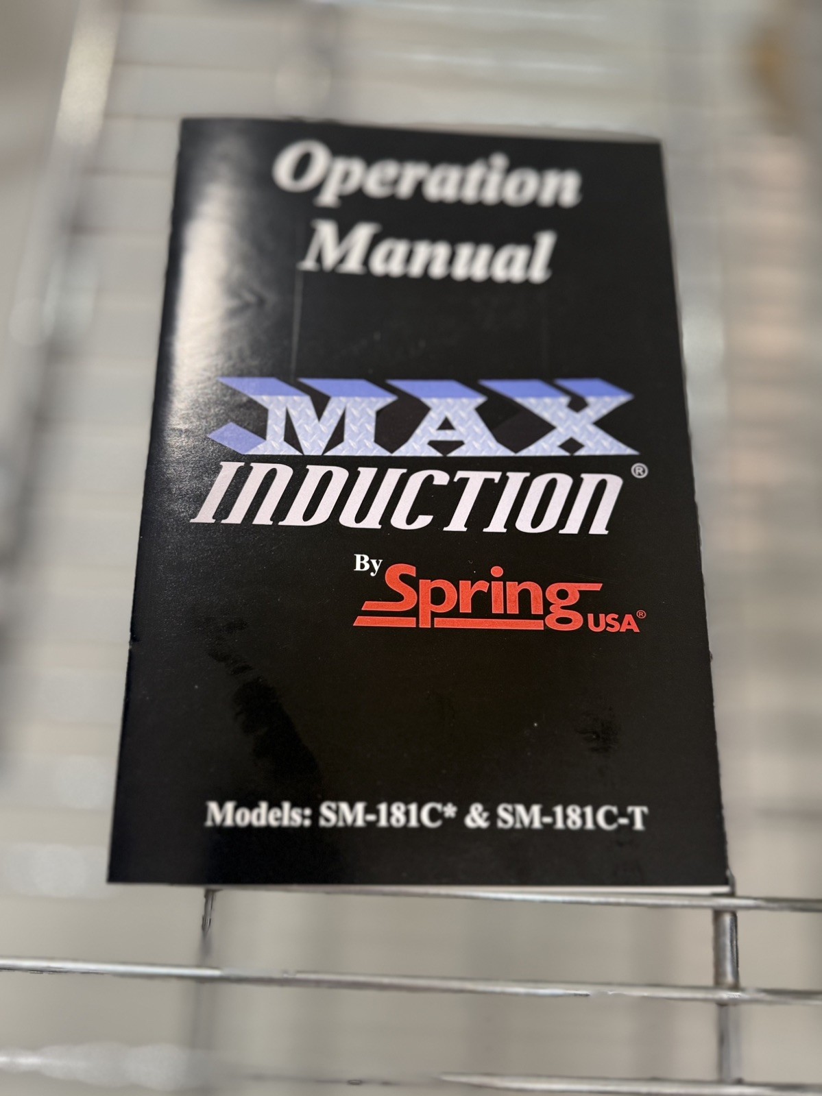 Spring USA SM-181C 12-1/2 Inch MAX Induction Cook & Hold Range Countertop