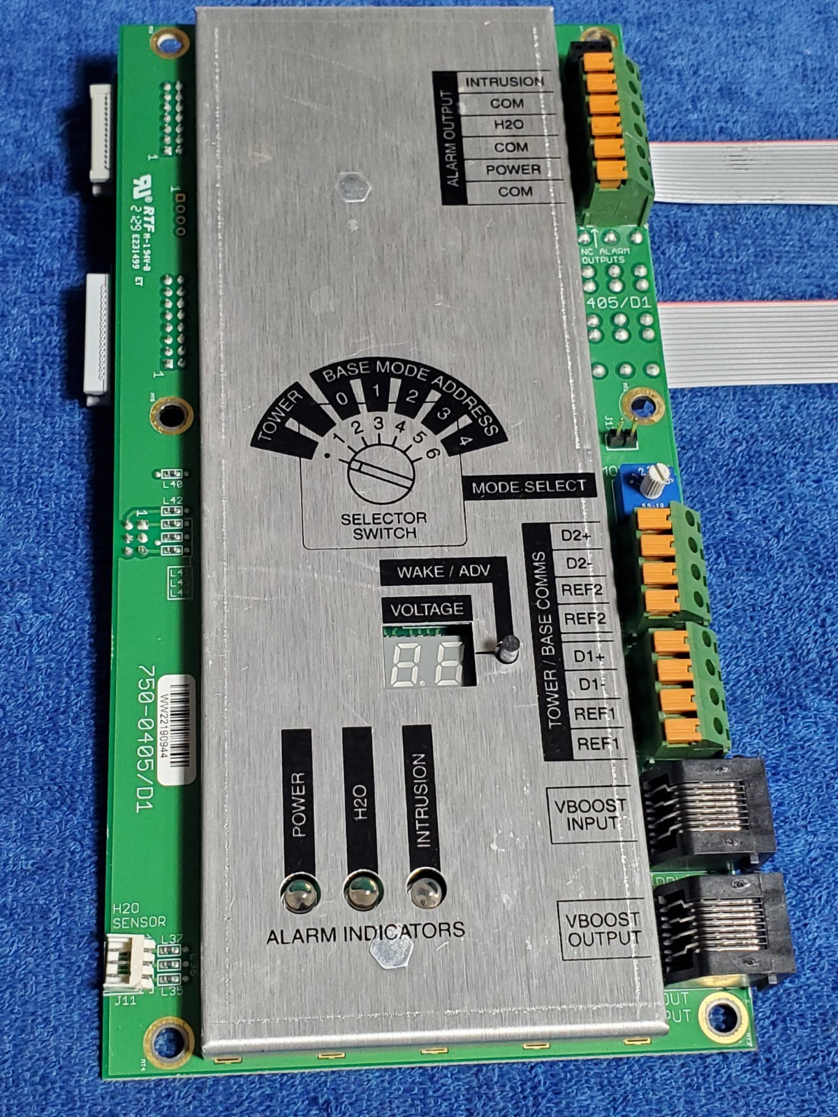 Raycap 3315-ALM-RS485 Alarm Board 750-0405/D1 for OVP Telecom USED