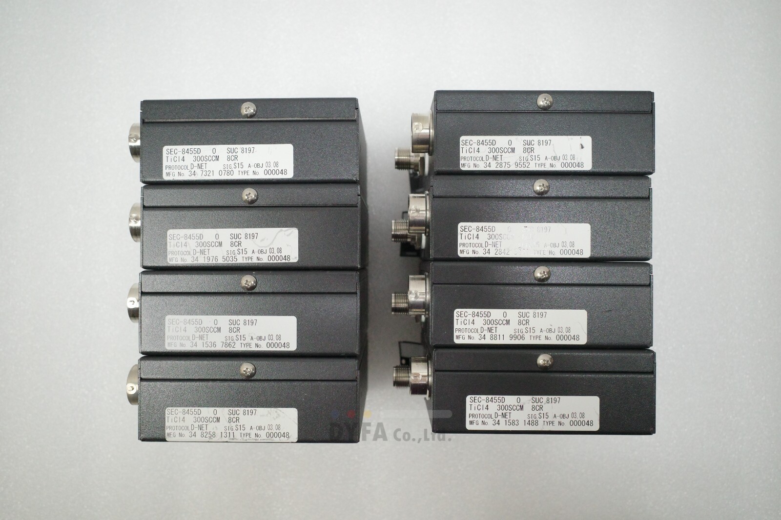 HORIBASTEC Used SEC-8455D 300SCCM 8CR MFC-I-301=6A34