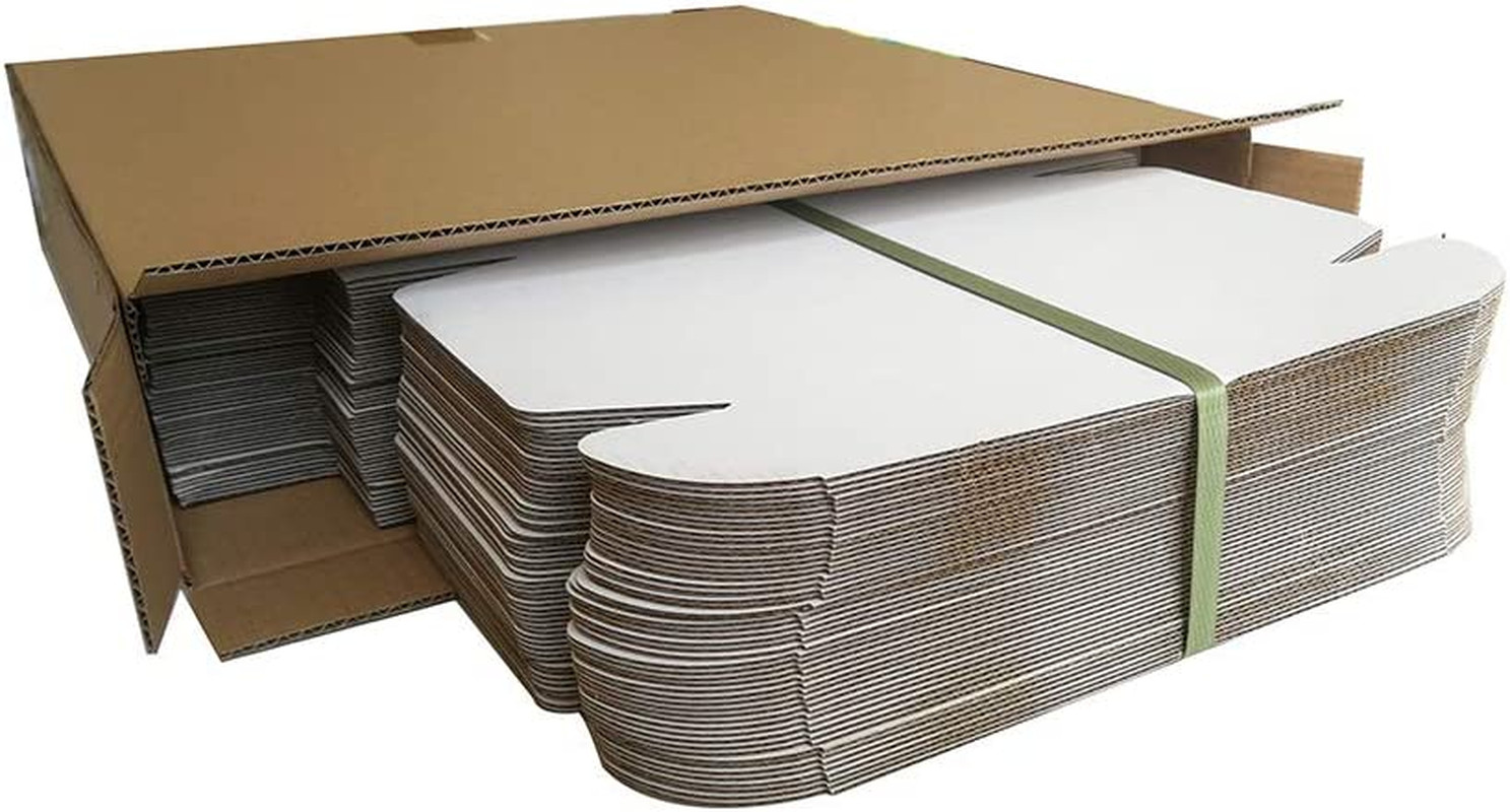 CH-BOX 50 Pack of 7x6x2»(Inner Size) Corrugated Mailers,Cardboard Shipping Boxe