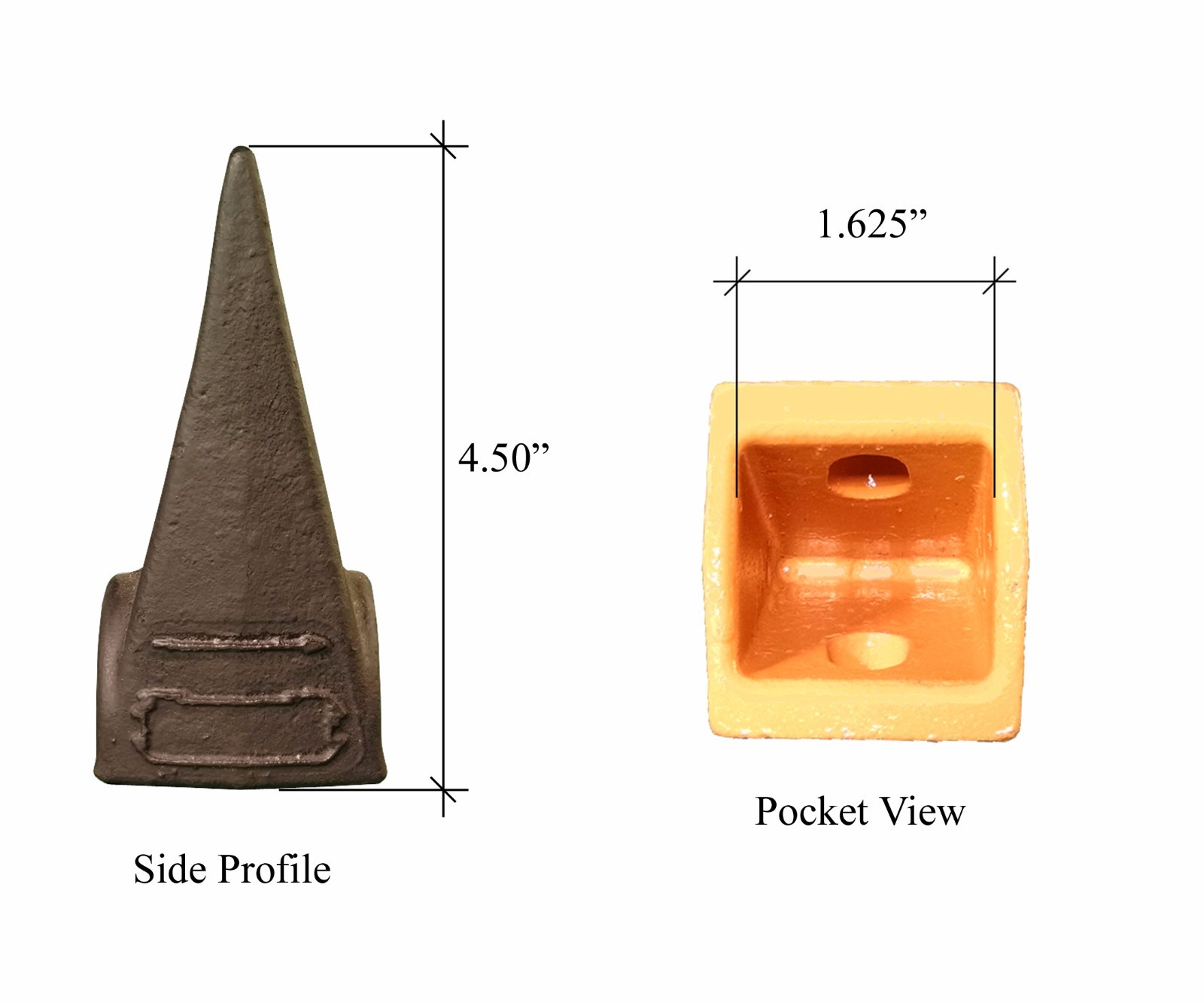 3 Bobcat Style Mini Excavator, Skid Steer Bucket Dirt Teeth & Pins – 7107319