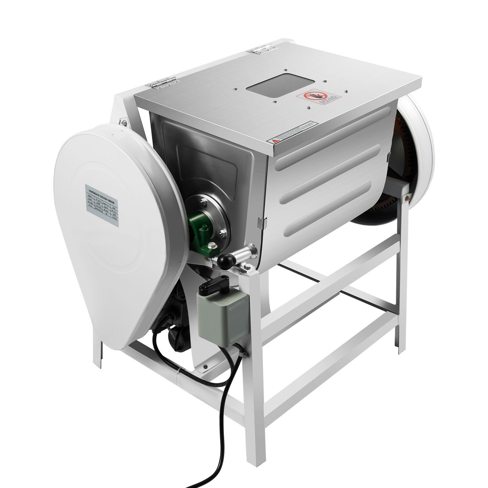 110V 15kg Commercial Dough Mixer Machine, 30QT Electric Flour Kneading Machine