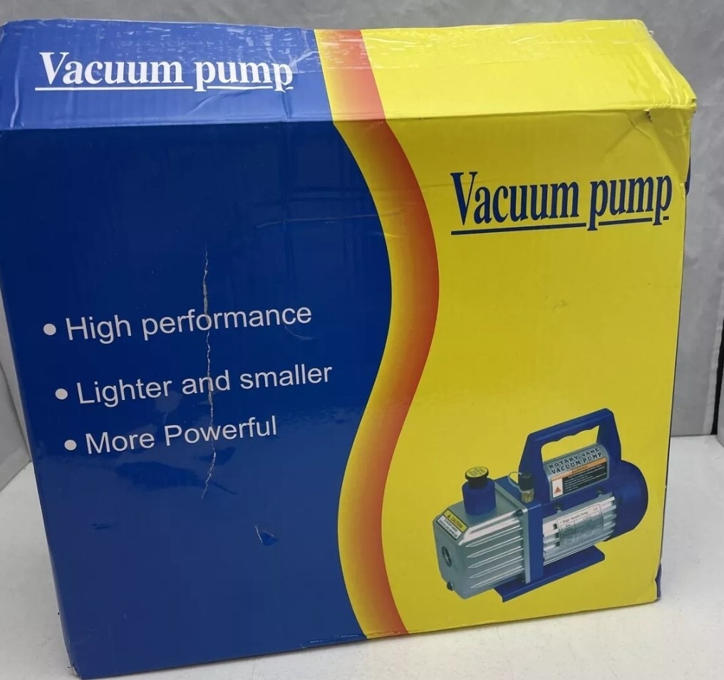 Zeny VP125+ Blue 1/4 HP 3,5CFM Single High Performance Compact Vacuum Pump
