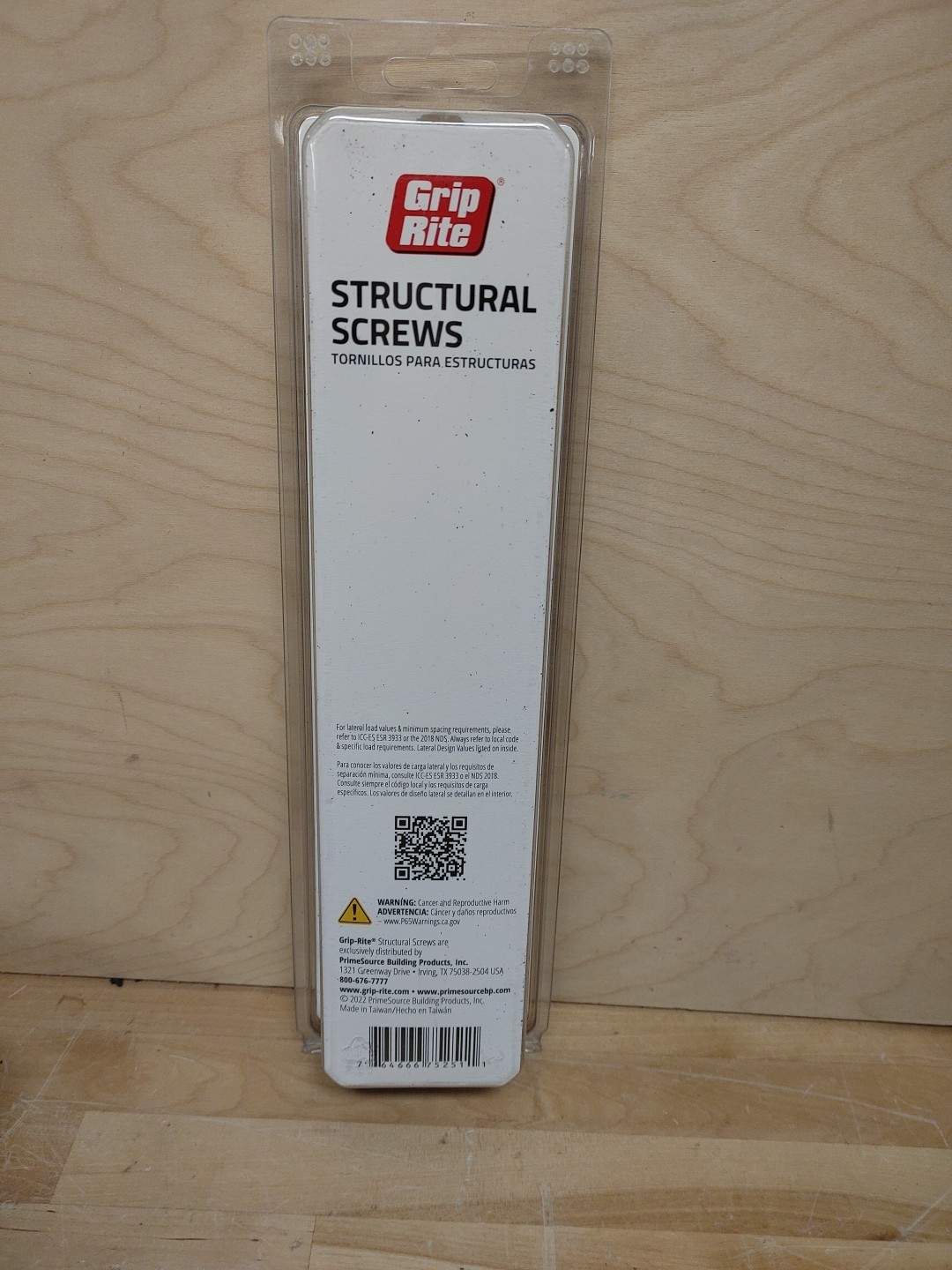 Grip Rite Prime Guard Plus Structural Screws Black 3/8″ x 10″ 15pc GRSSHW381015