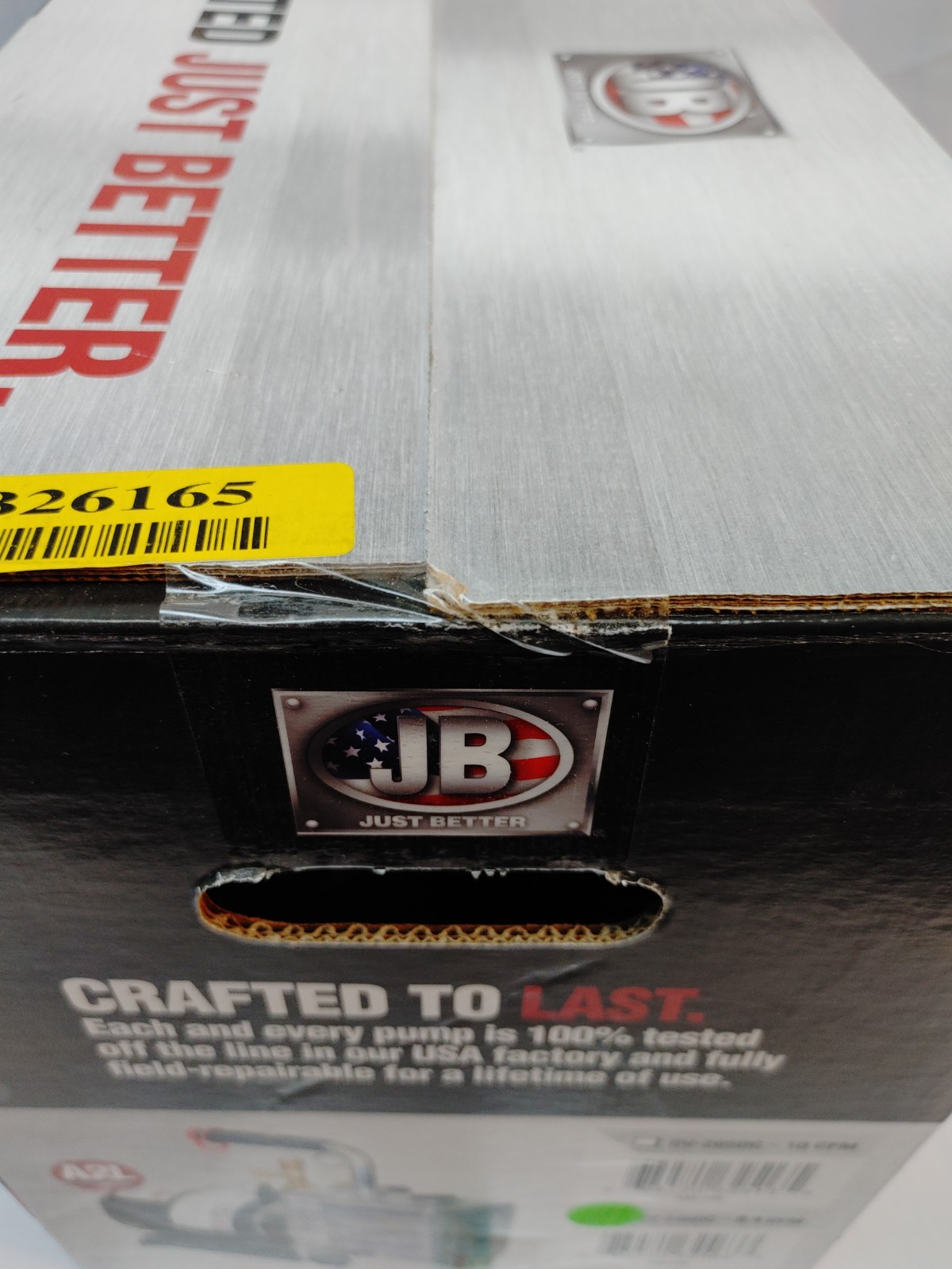 JB Industries DV-240DC Vacuum Pump, 8.4 CFM 1/2 hp DC Motor Platinum Pro DC 8.4