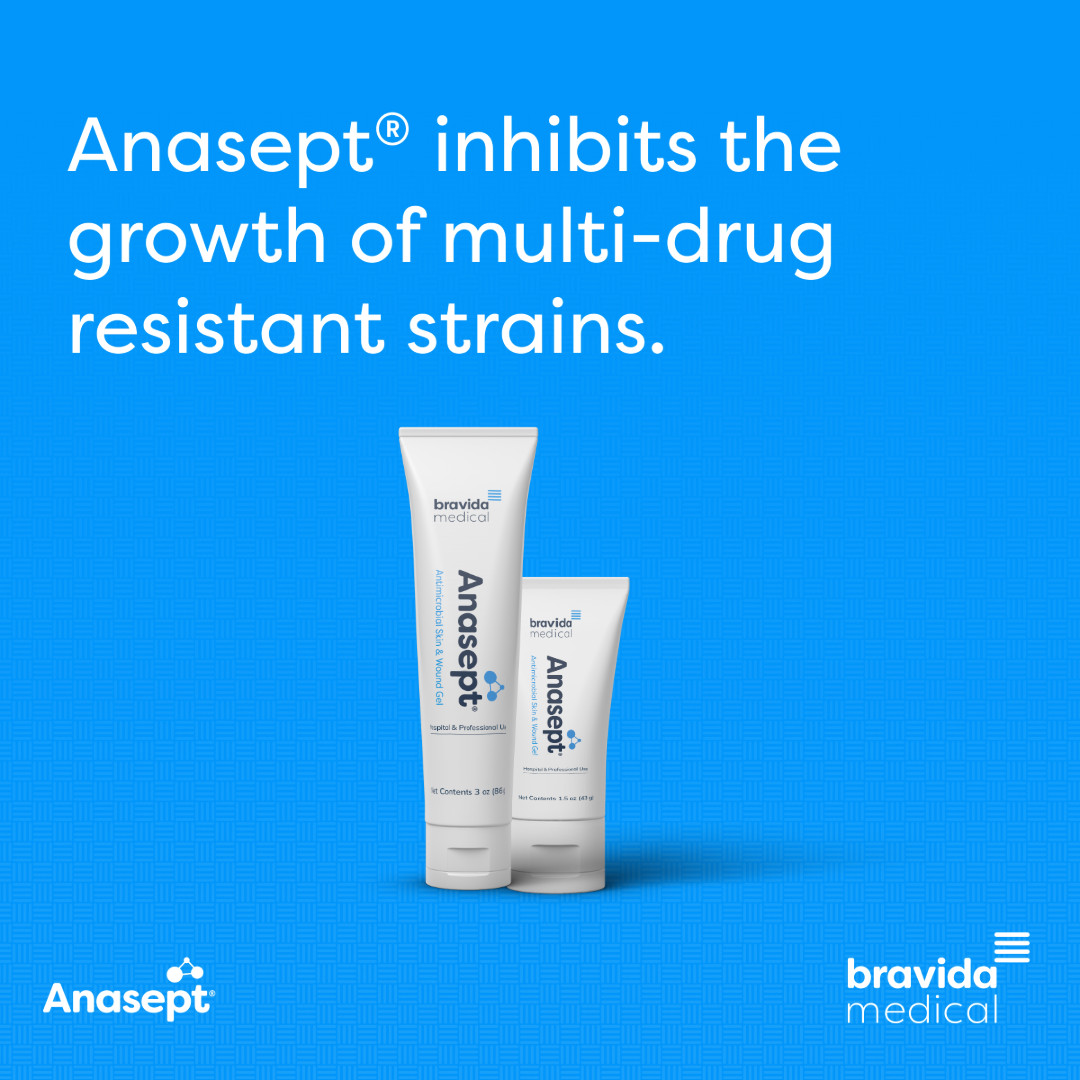 Anasept Antimicrobial Skin & Wound Gel 3 oz. Tube