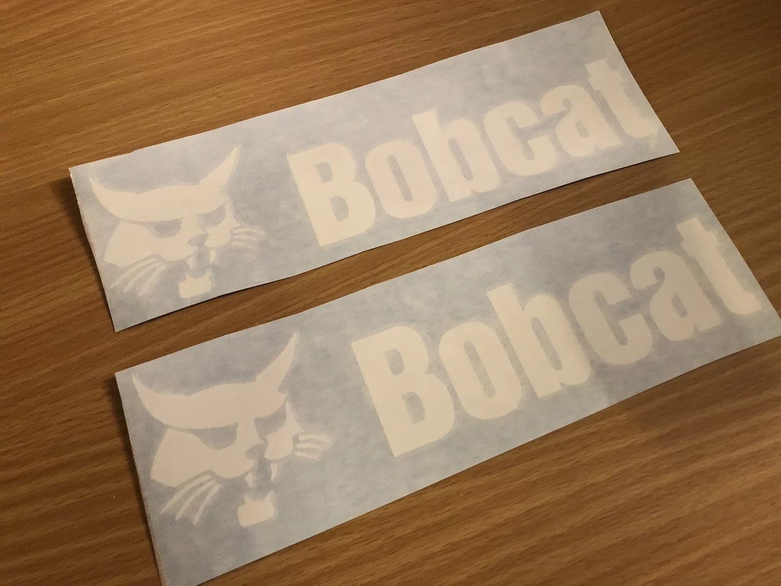 Bobcat Skid Steer 9” Decal Sticker Vinyl (set Of 2) – White