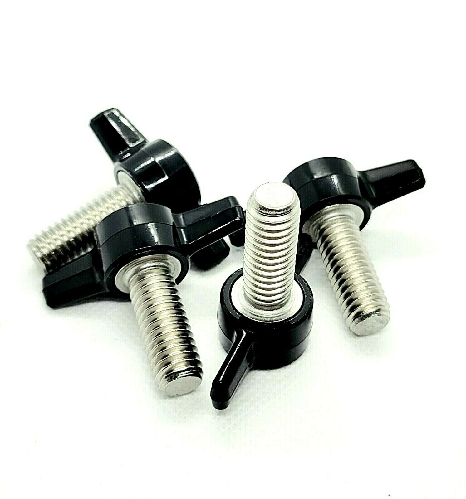 3/8″ Power Inverter Cable Bolts Thumb Screws Tee Knob Red or Black 3/4 – 1.5 in